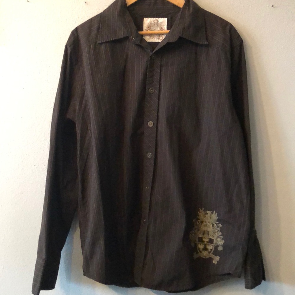 Red Level Nine Button-up - Picture 2 of 7